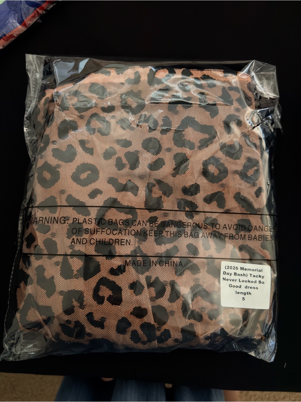 Bella & Omi tacky never looked so good dress set sz 5